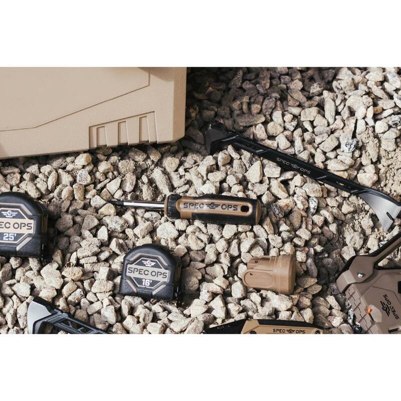 Desarmador Multi-Bit SPEC OPS, 6 en 1, Puntas Magnéticas de Doble Lado, Eje de Acero Cr-Mo - SPEC-S6IN1