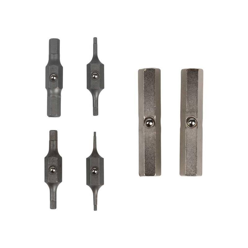 Herramienta 10 en 1 con puntas hexagonales y dados en milímetros - 32539