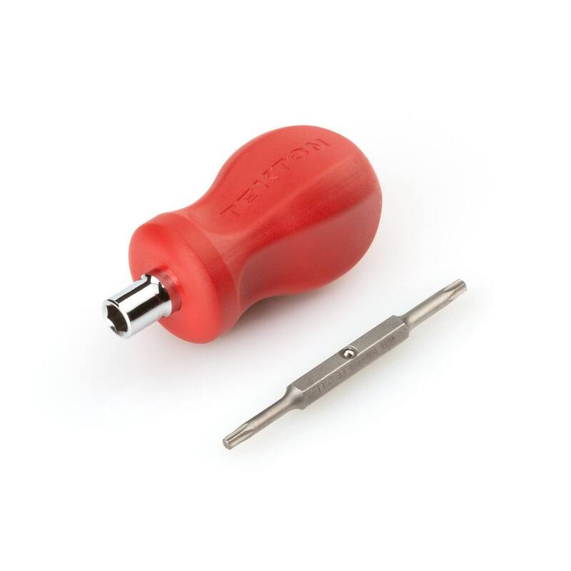 Desarmador Stubby Torx 3 en 1 (T15 x T20, Rojo) - DMT17004