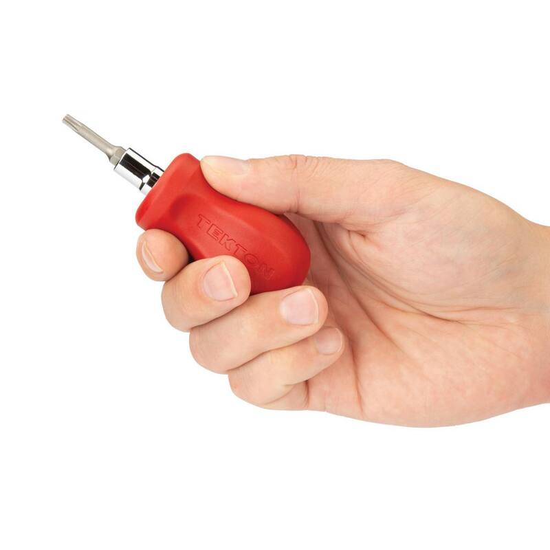 Desarmador Stubby Torx 3 en 1 (T15 x T20, Rojo) - DMT17004