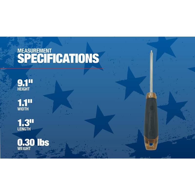 Desarmador de punta cuadrada #2 de Southwire USA con mango de 4 pulgadas - 65139740
