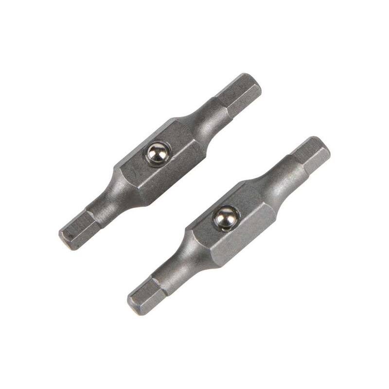 Herramientas Klein 1/8 pulg. y 9/64 pulg. Bits de repuesto hexagonales (2 piezas) - 32550