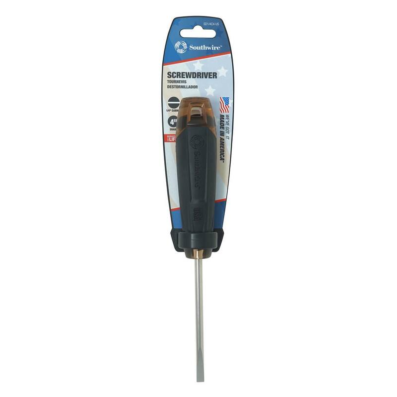 Destornillador de punta para gabinete de 1/4 de pulgada con varilla de 4 pulgadas - 65138740
