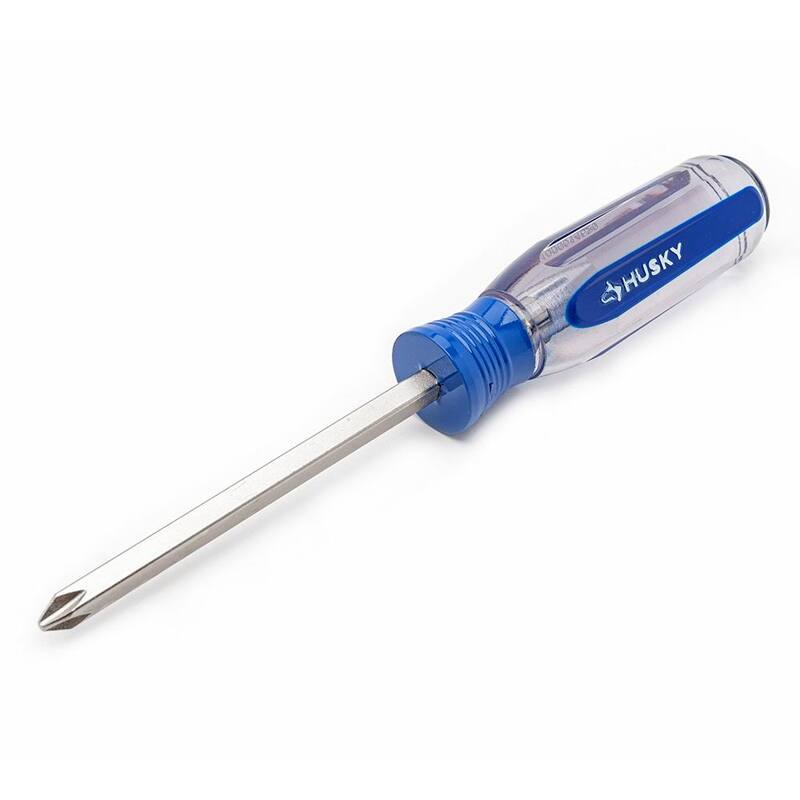 Desarmador Phillips estándar de eje cuadrado de 2 x 4 pulgadas de Husky - H2X4PHSD