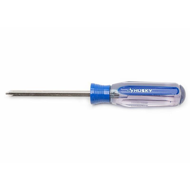 Desarmador Phillips estándar de eje cuadrado de 2 x 4 pulgadas de Husky - H2X4PHSD
