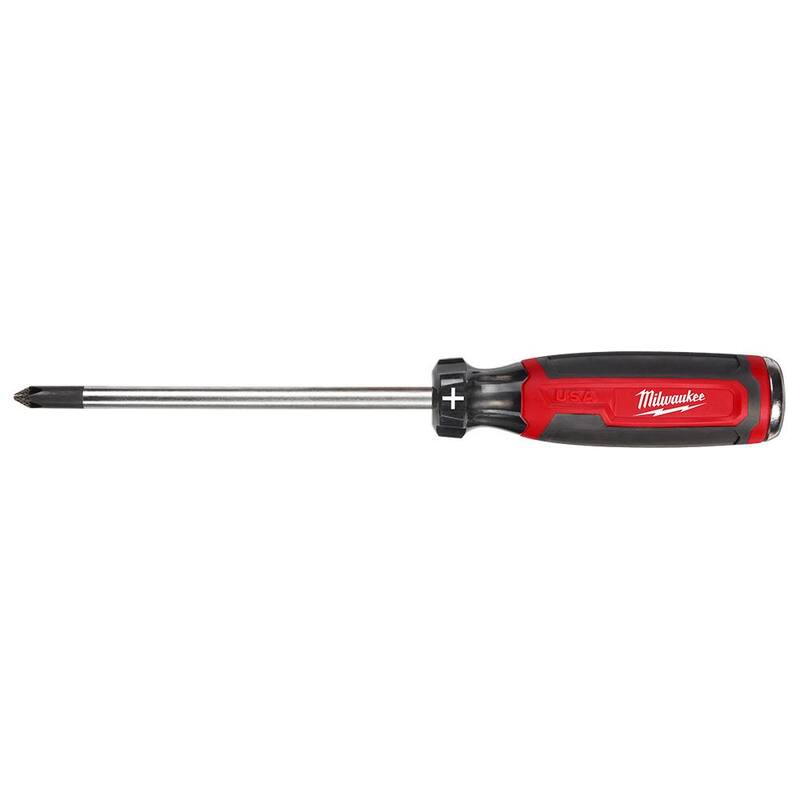 Desarmador de demolición Phillips #2 de 6 pulgadas con agarre acolchonado Milwaukee - MT205