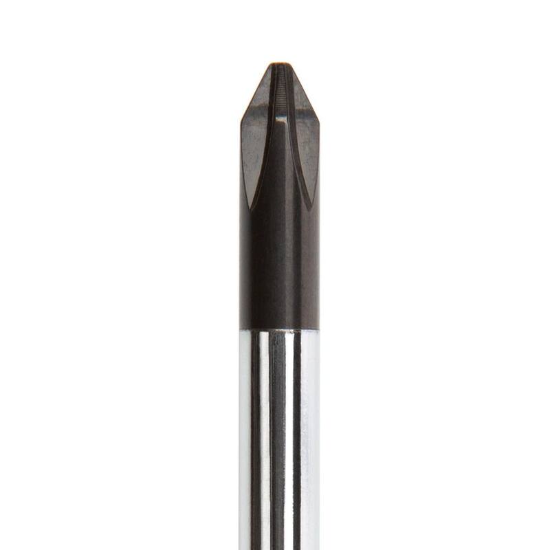 Desarmador de alta torsión TEKTON Phillips largo #1 (Cromo) - DHP34001