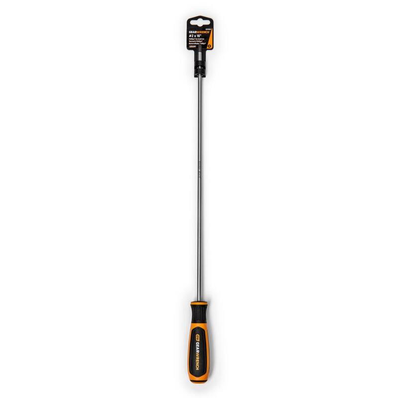 Desarmador Phillips de doble material de GEARWRENCH #2 x 16 pulgadas - 80006H