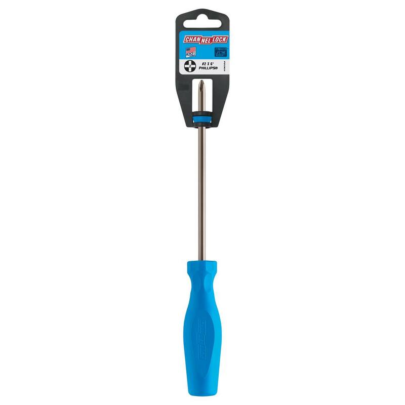 Destornillador Phillips #2 de 6 pulgadas con mango de tres lóbulos - P206H de Channellock