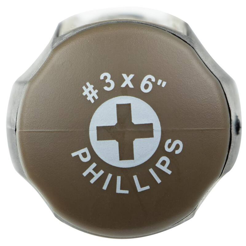 SPEC OPS #3 x 6 pulgadas Destornillador Phillips, Punta Magnética, Eje de Acero Cr-Mo - SPEC-S3-PH3