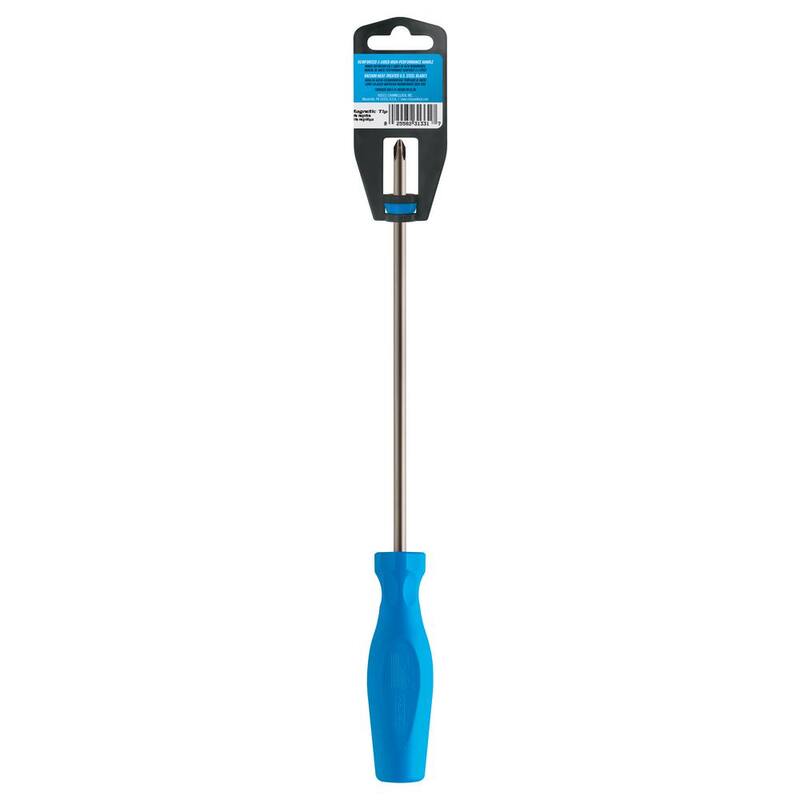 Destornillador Phillips #2 de 8 pulgadas con punta magnética, mango de tres lóbulos - P208H de Channellock