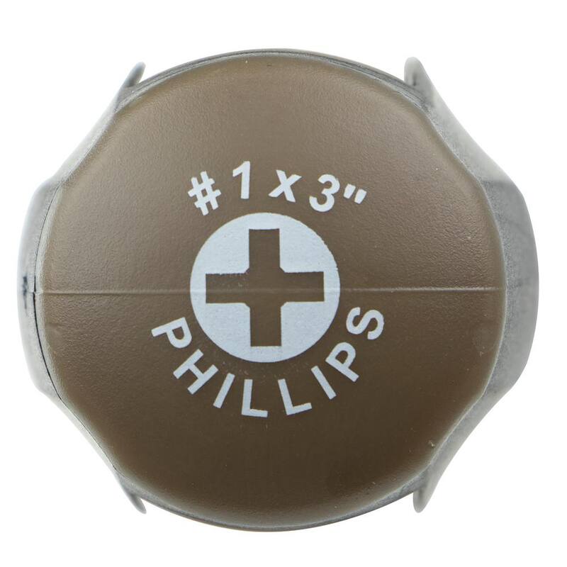 SPEC OPS #1 x 4 pulgadas destornillador Phillips, punta magnética, eje de acero Cr-Mo - SPEC-S1-PH1