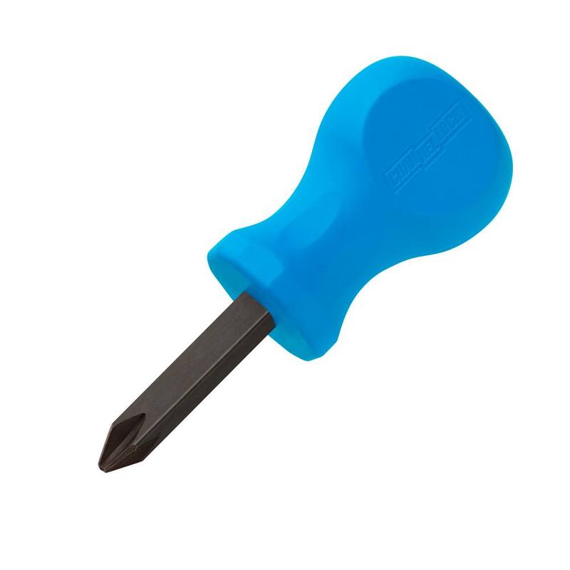 Destornillador Phillips corto de 1.5 pulgadas con mango Tri-Globe - P201H de Channellock