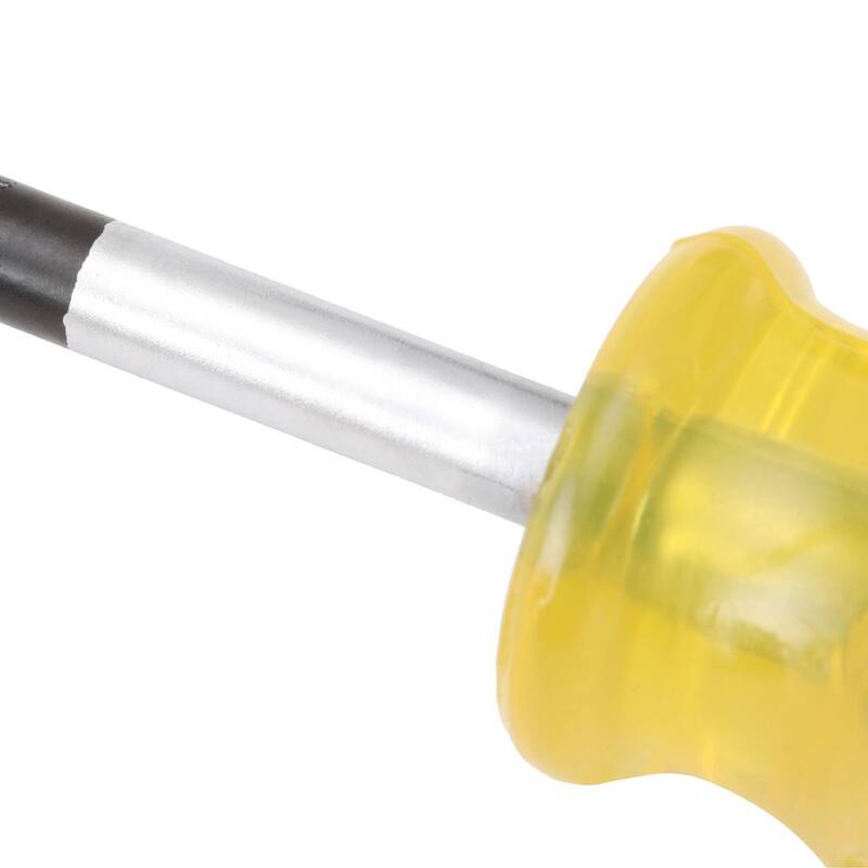 Desarmador corto de mango ámbar con punta Phillips y mango redondo tipo 1-3/8 in. URREA - 9671