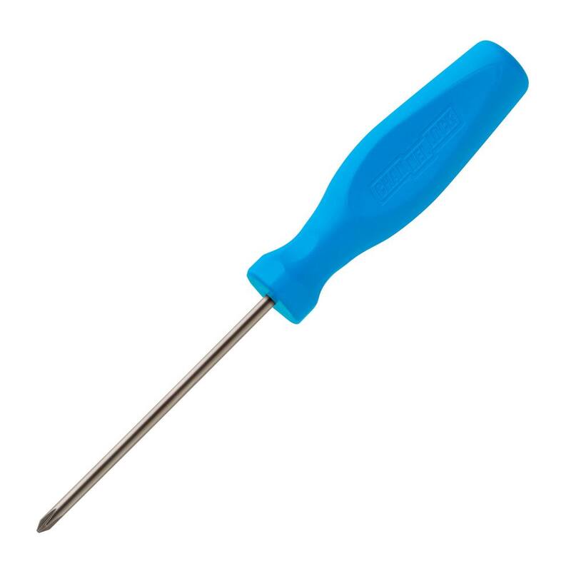 Destornillador de estrella Channellock de 3 pulgadas con mango azul de tres lóbulos - P030H