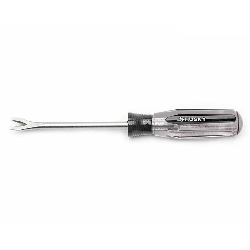 Desatornillador estándar para remover tachuelas con eje redondo de 4 pulgadas de Husky - H4TACK