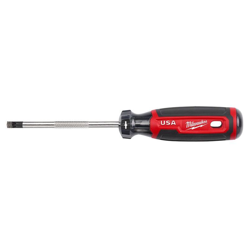 Destornillador Milwaukee de 4 pulgadas con punta ECX #1 y agarre acolchonado - MT215