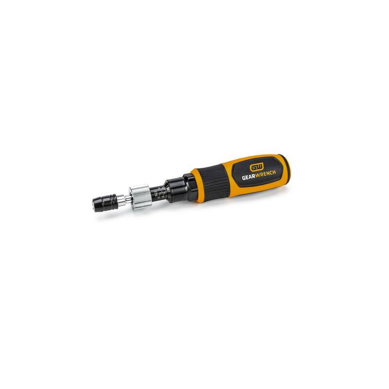 Destornillador de Torque GEARWRENCH de 1/4 de pulgada con capacidad de 5-25 libras. - 89623