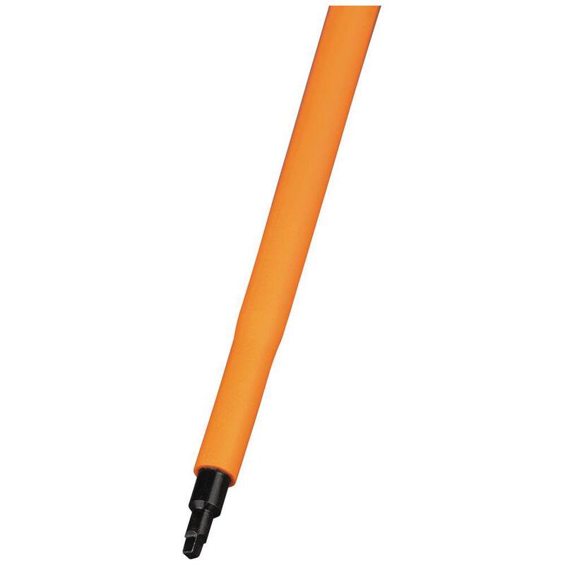 Klein Tools Punta Cuadrada #1, Desarmador Aislado de 6 pulgadas - 6886INS