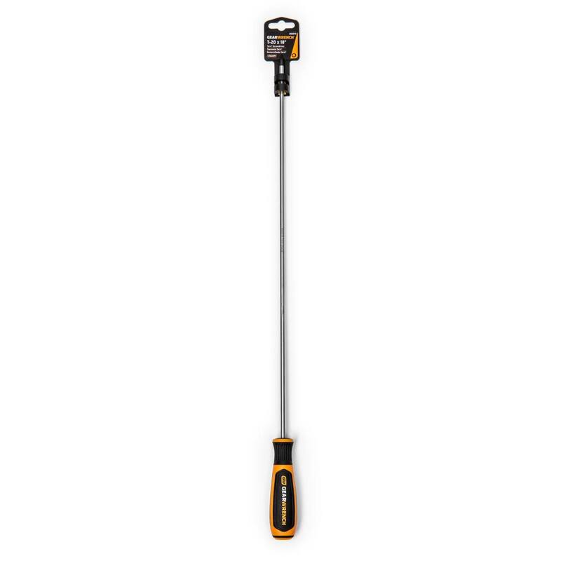 Destornillador Torx de doble material GEARWRENCH T20 x 18" - 80087H