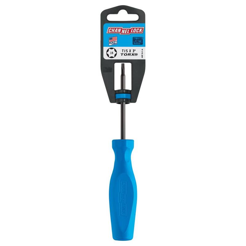 Destornillador T15 Torx de 3 pulgadas con mango de alto rendimiento de 3 lados - T153H.