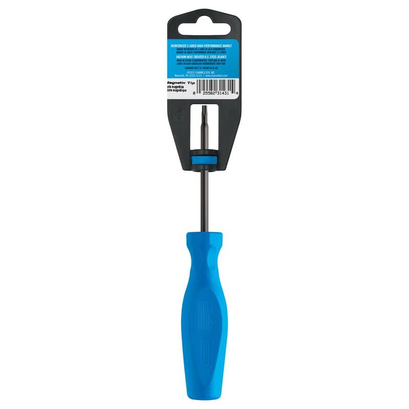 Destornillador T15 Torx de 3 pulgadas con mango de alto rendimiento de 3 lados - T153H.