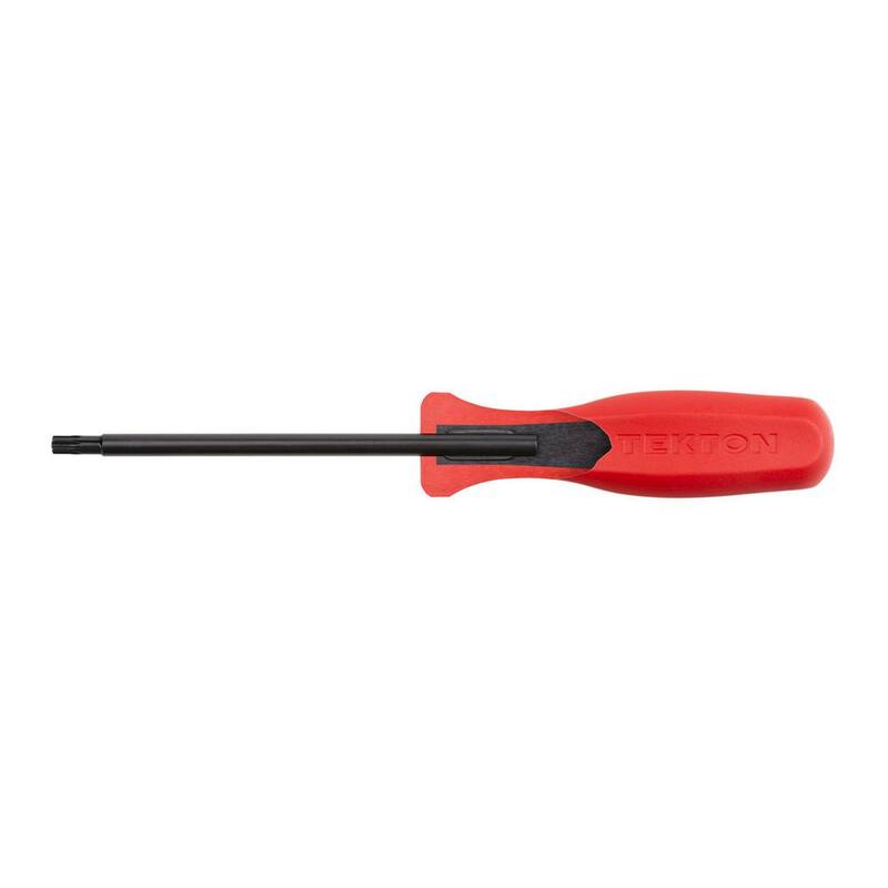 Destornillador TEKTON T20 Torx con mango resistente (hoja de óxido negro) - DST11200
