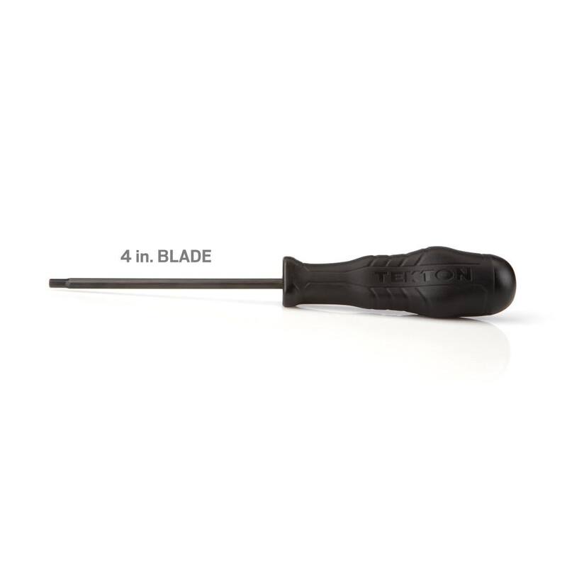 TEKTON Destornillador de punta hexagonal de 9/64 pulg. x 4 pulg. - DHX11141