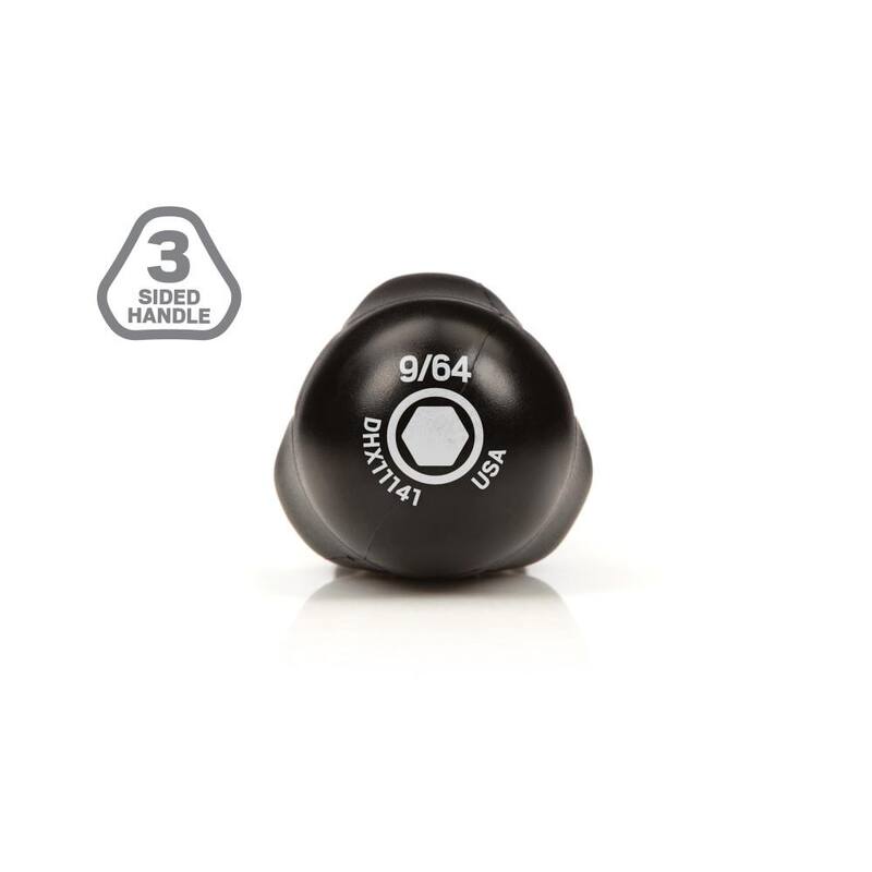 TEKTON Destornillador de punta hexagonal de 9/64 pulg. x 4 pulg. - DHX11141