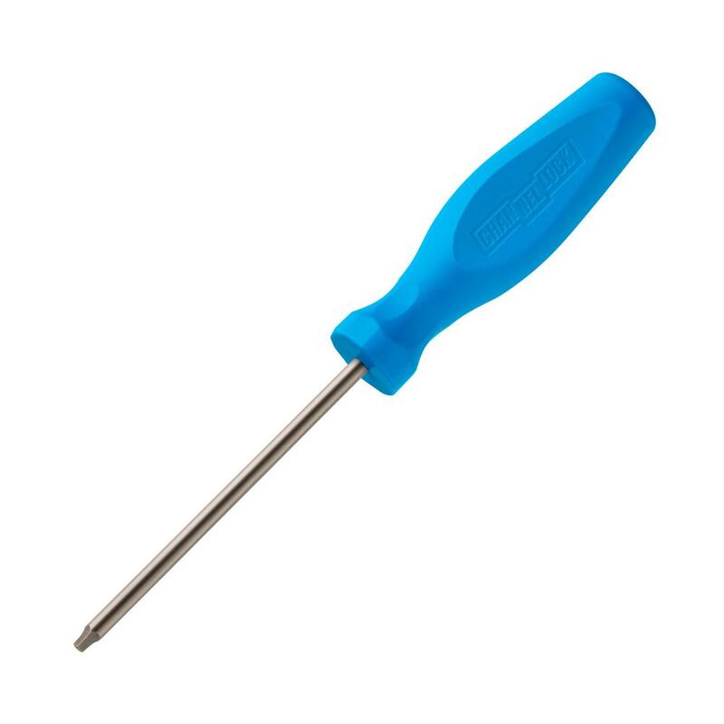 Destornillador de puntas cuadradas #1 de 4 pulgadas de Channellock con mango de tres lóbulos y punta magnética - R104H