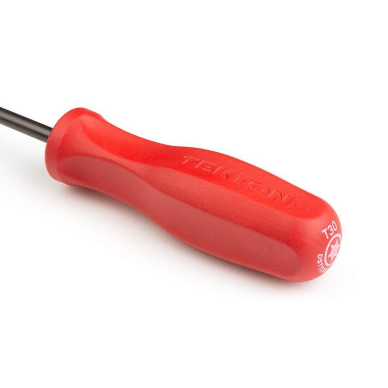 Destornillador de mango duro TEKTON T30 Torx (Hoja de óxido negro) - DST11300