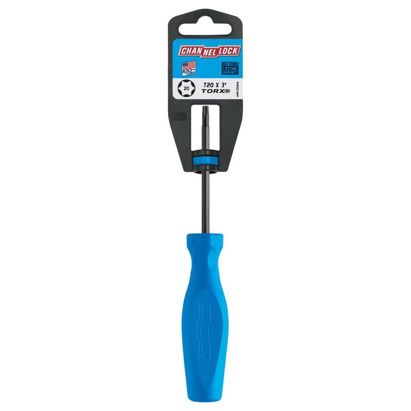 Destornillador de Torx T20 de 3 pulgadas con mango de alto rendimiento de 3 lados - T203H