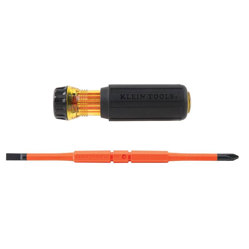 Destornillador aislado con hoja giratoria de 1/4 de pulgada - 32293R de Klein Tools