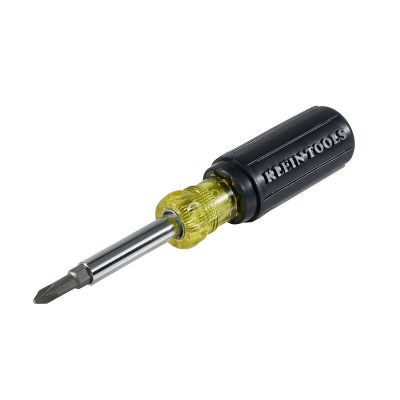Herramienta 5 en 1 de Klein Tools: Destornillador y Llave para Tuerca con Mango de Agarre Acolchonado - 32476