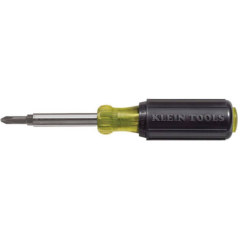 Herramienta 5 en 1 de Klein Tools: Destornillador y Llave para Tuerca con Mango de Agarre Acolchonado - 32476