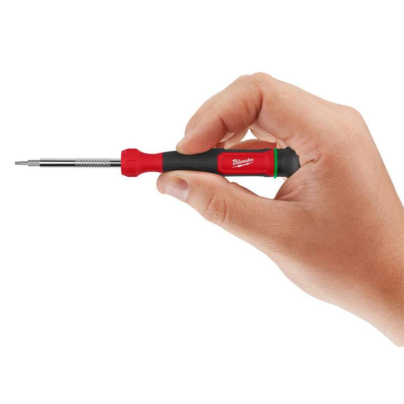 Desarmador de precisión de múltiples puntas TORX para seguridad de 4 en 1 de Milwaukee - 48-22-2931.
