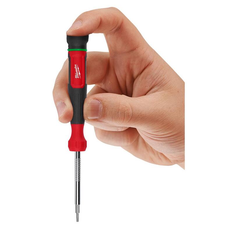 Desarmador de precisión de múltiples puntas TORX para seguridad de 4 en 1 de Milwaukee - 48-22-2931.