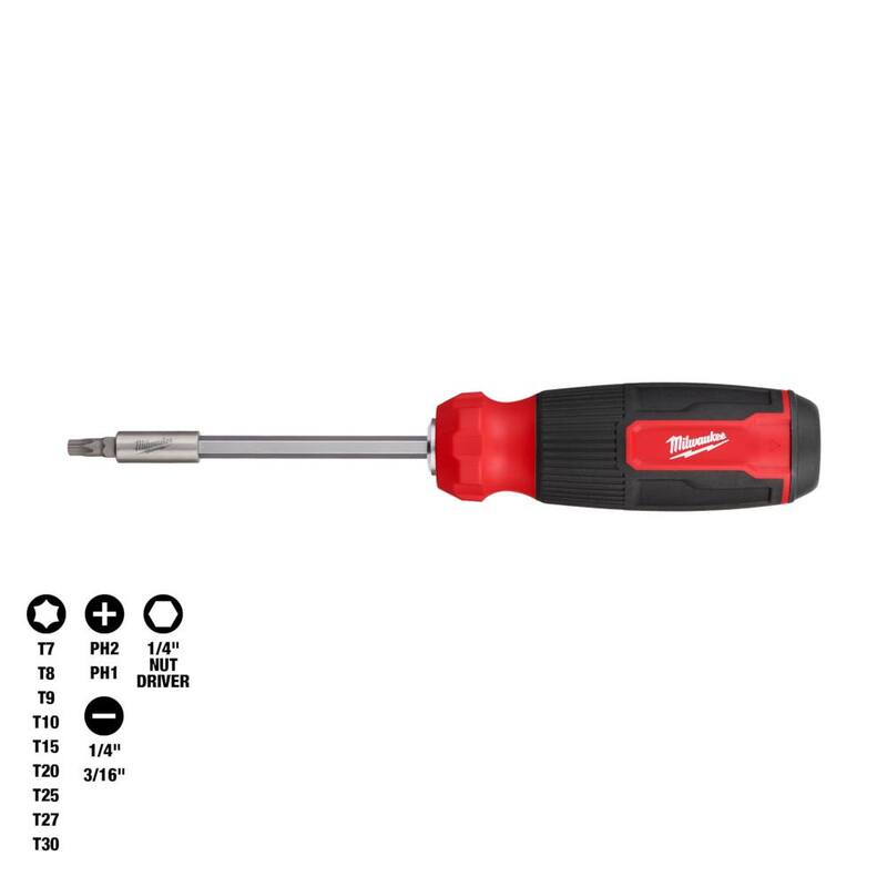 Milwaukee Destornillador de punta múltiple TORX 14 en 1 - 48-22-2907