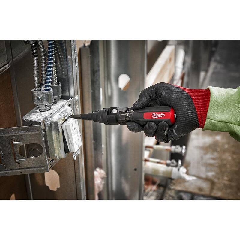 Milwaukee 7-en-1 Destornillador de Tubos con Achaflanado y Cuchilla Plegable FASTBACK 6-en-1 - 48-22-2870-48-22-1505