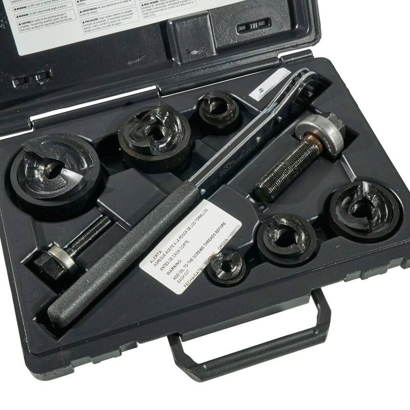 Juego de Punzones para Troquelado de 9 Piezas con Llave, de 1/2 a 2 pulgadas - 53732SEN