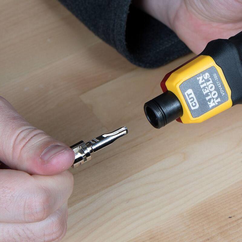 Herramienta de Impacto Punchdown de Klein Tools, Cuchilla MIM 66/110, Impacto de Alta/Baja Fuerza - VDV427-300