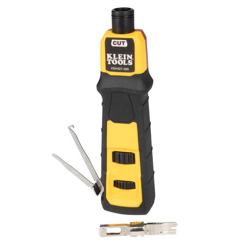 Herramienta de Impacto Punchdown de Klein Tools, Cuchilla MIM 66/110, Impacto de Alta/Baja Fuerza - VDV427-300