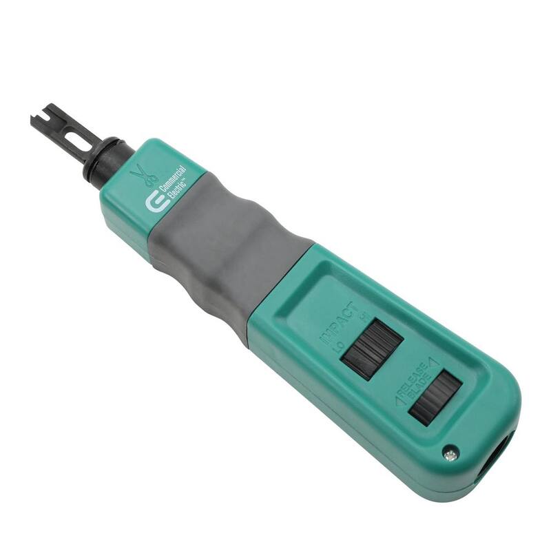 Herramienta de impacto para punch down eléctrico con cuchilla de 110 - CE70804