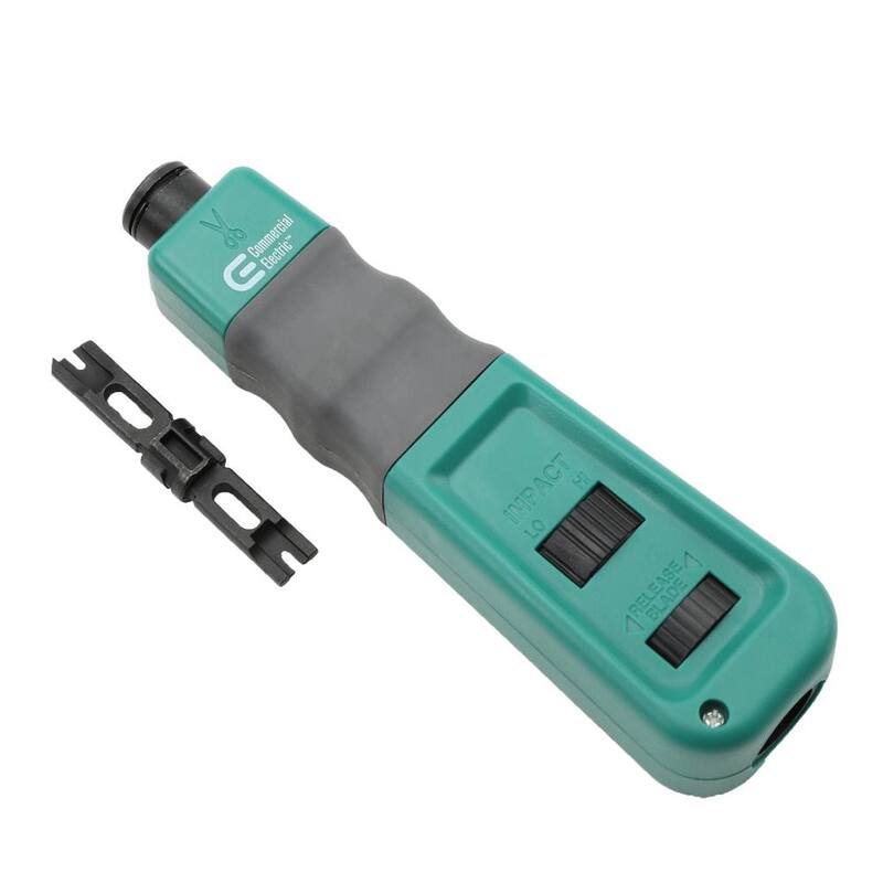Herramienta de impacto para punch down eléctrico con cuchilla de 110 - CE70804