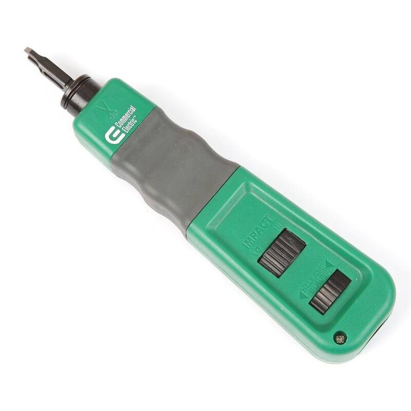 Herramienta de impacto para punch down eléctrico con cuchilla de 110 - CE70804