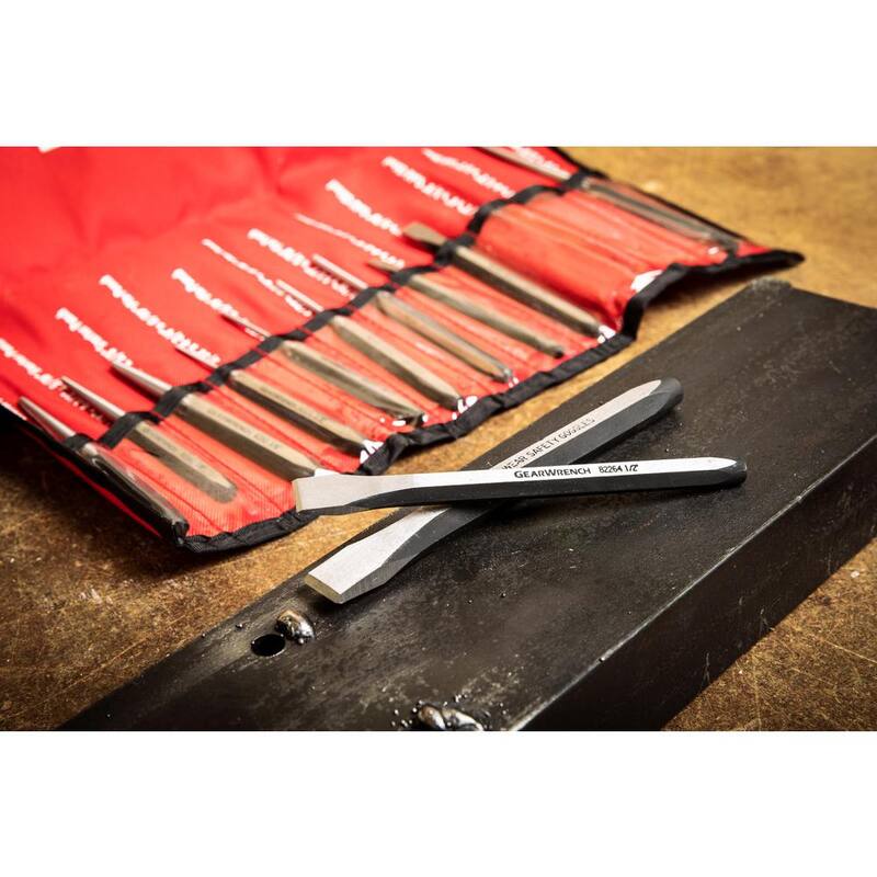 Set de punzones y cinceles GEARWRENCH (12 piezas) - 82305