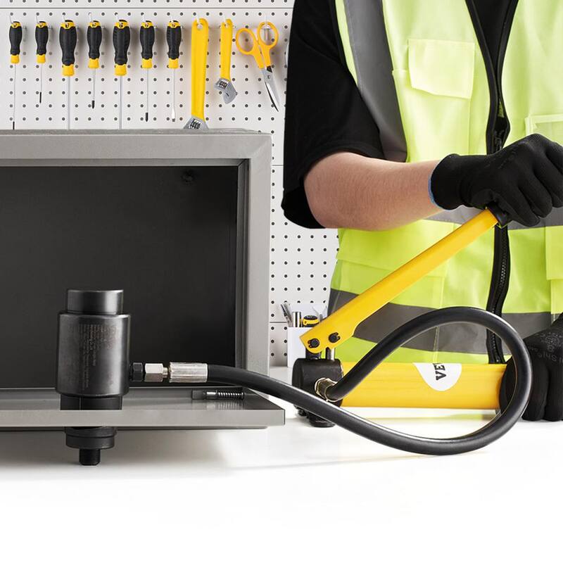 Kit de conductor de golpe hidráulico de 10 toneladas VEVOR con 6 dados y herramienta de agujero de 1/2 a 2 pulgadas