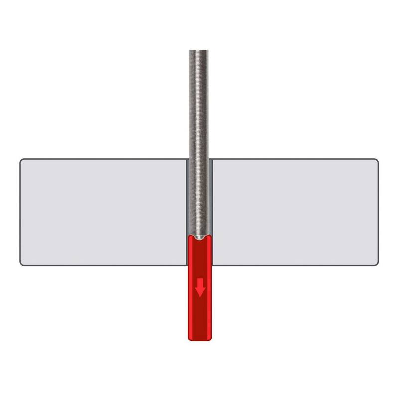 Juego de sacabocados de pasador de rodillo TEKTON de 1/16 a 1/4 de pulgada (8 piezas) - PNC93001
