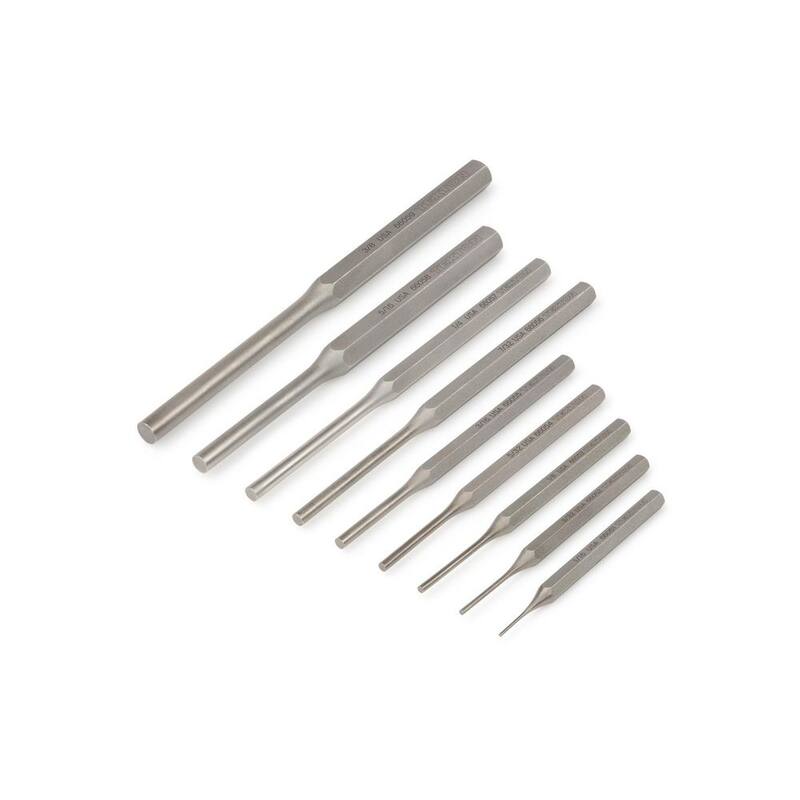 Juego de punzones de pasador de 1/16 pulg. a 3/8 pulg. (9 piezas) - PNC92001