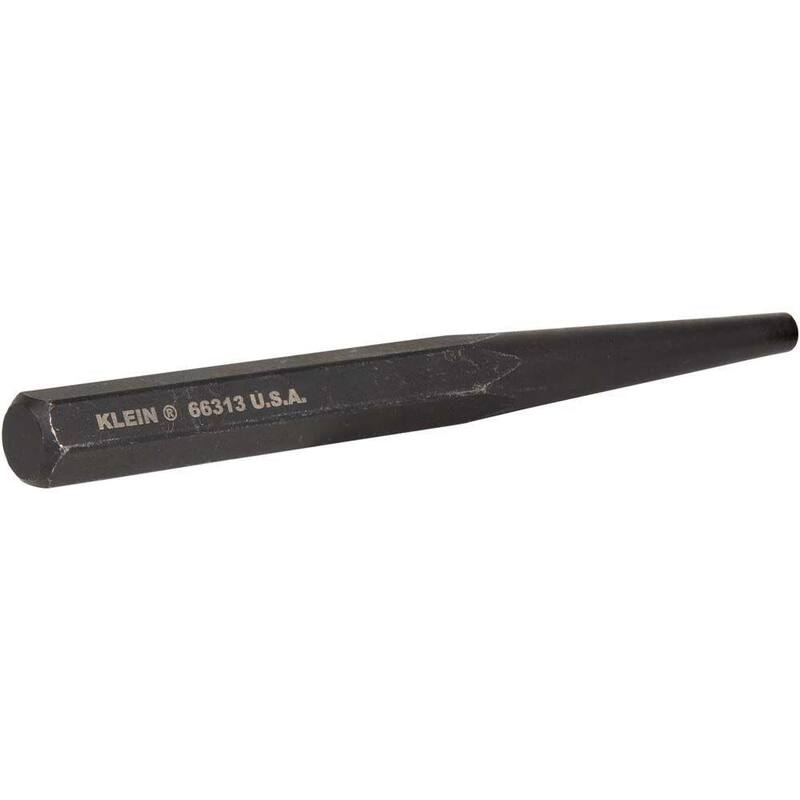 Klein Tools 1/2 pulg. Punzón central y 6 pulg. L - 66313